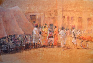 Escena de Pueblo, Jaipur